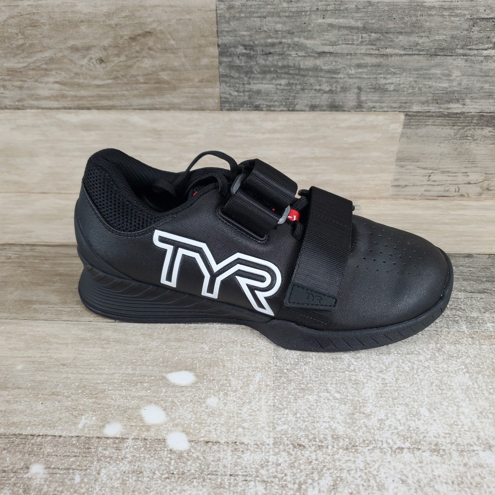 TYR L-1 Lifter Womens Sz 6.5 Gym Weightlifting Athletic Black Sneakers‎
